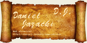 Daniel Jazački vizit kartica